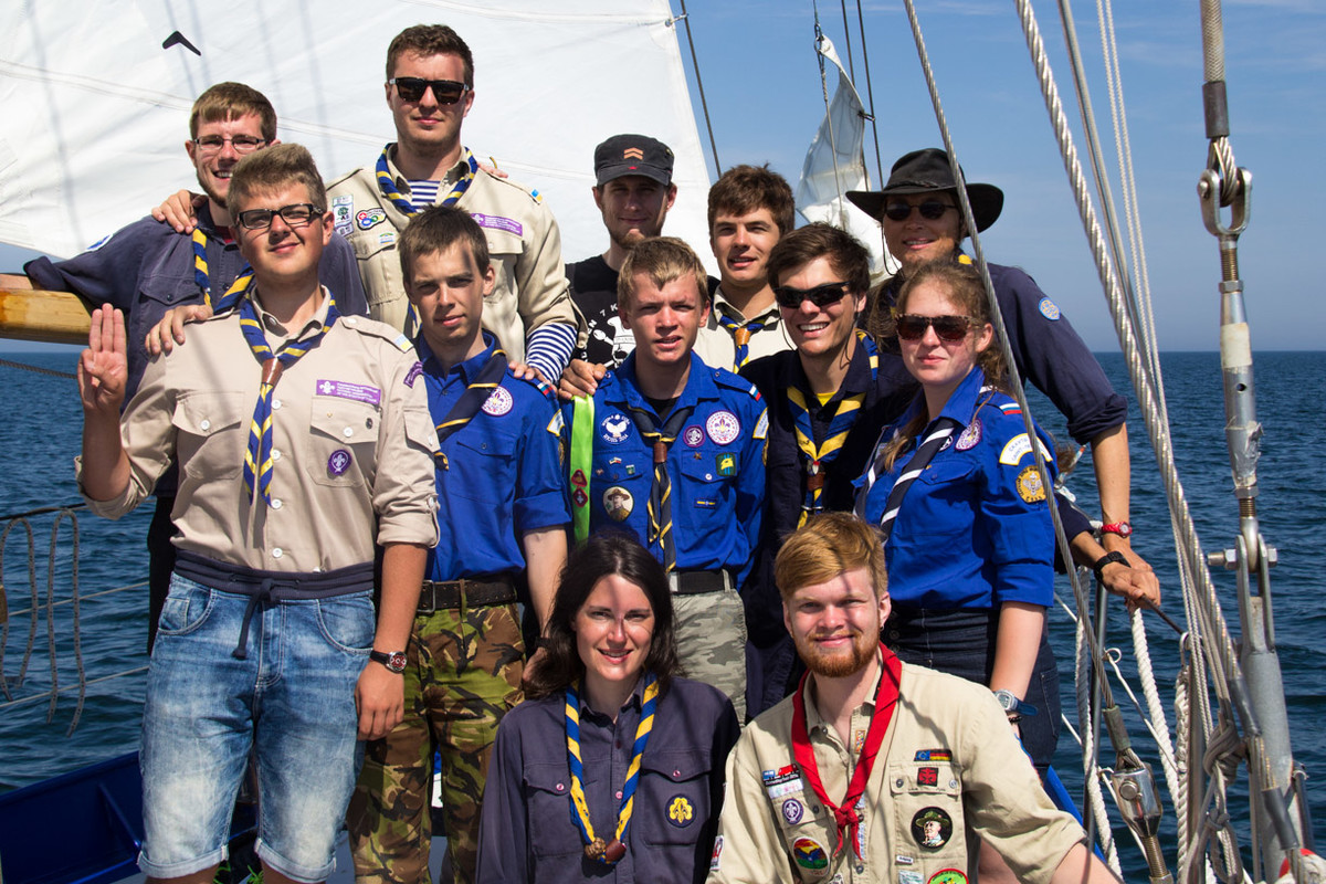 Trilaterale Planungsfahrt des International Scouting Ship - ISS - Teams