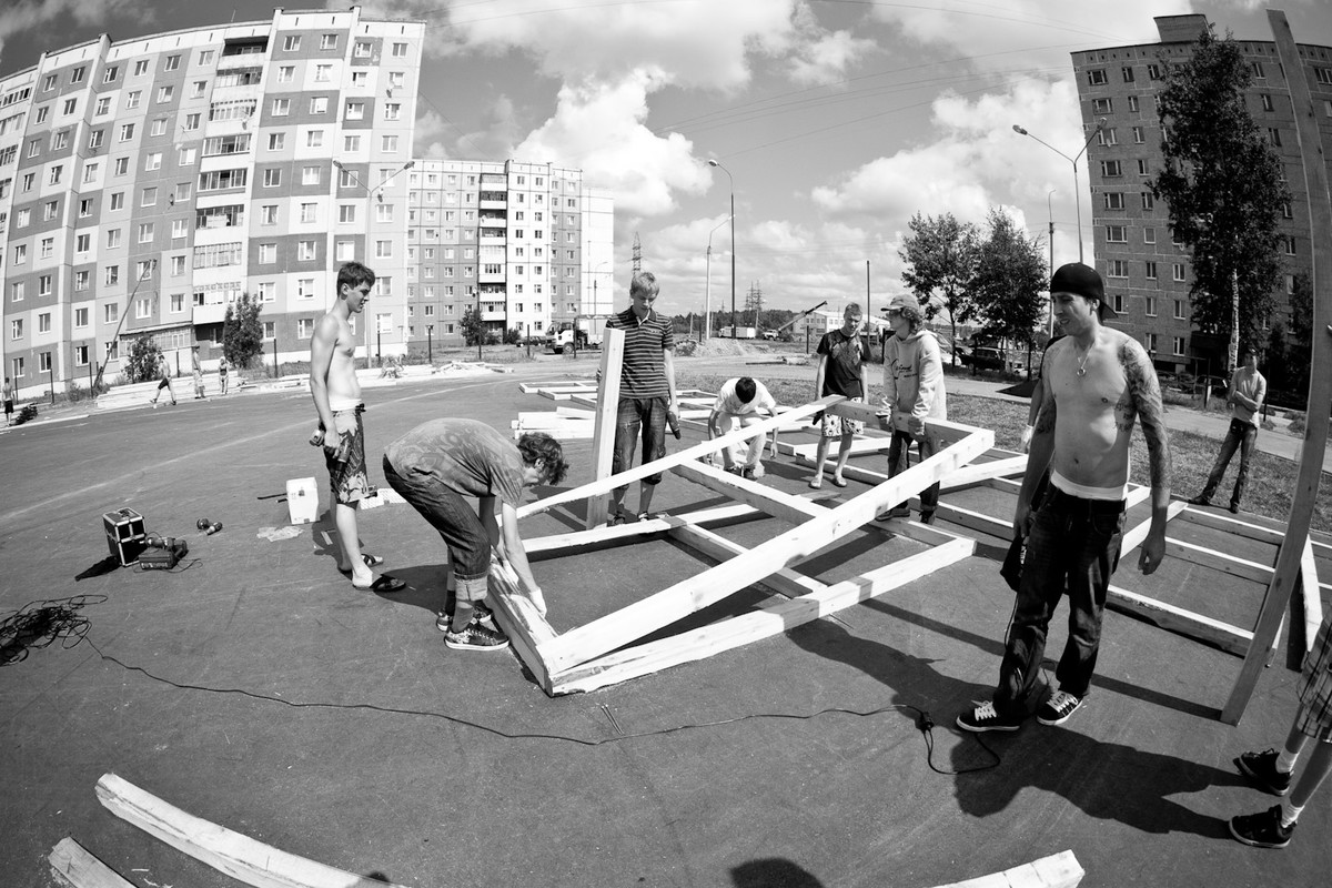"Skatepark Tobolsk" Jugendbegegnung und Workshop in Tobolsk Sibirien